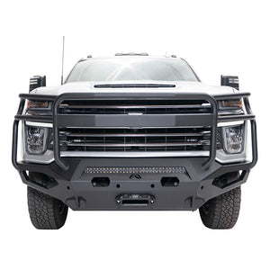 Fab Fours CH20-X4950-1 Matrix Front Bumper with Full Grill Guard for Chevy Silverado 2500 HD/3500 HD 2020