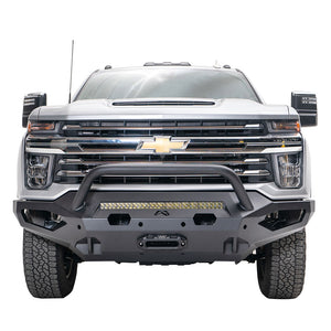 Fab Fours CH20-X4952-1 Matrix Front Bumper with Pre-Runner Guard for Chevy Silverado 2500 HD/3500 HD 2020