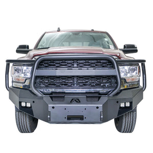 Fab Fours DR19-A4450-1 Premium Front Bumper with Full Grill Guard for Dodge Ram 2500/3500 2019-2020