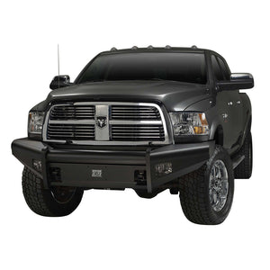 Fab Fours DR19-Q4461-1 Black Steel Elite Front Bumper with No Guard for Dodge Ram 2500/3500 2019-2020