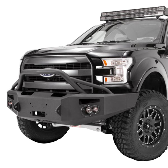 Fab Fours FF09-H1952-1 Front Bumper with Pre-Runner Guard for Ford F150 2009-2014