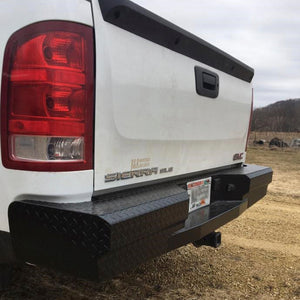 Thunderstruck CHD07-300 Premium Rear Bumper with Sensor Holes for GMC Sierra 2500 HD/3500 HD 2007-2014