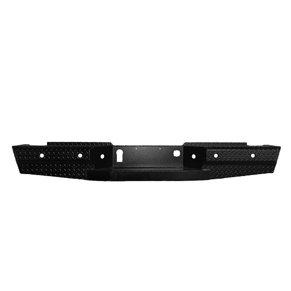 Thunderstruck CHD15-300 Premium Rear Bumper with Sensor Holes for Chevy Silverado 2500 HD/3500 HD 2015-2019