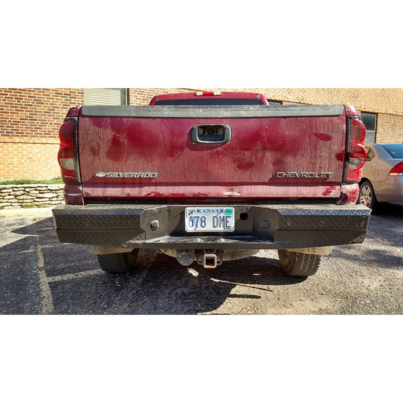 Thunderstruck CHLD03-300 Premium Rear Bumper with Sensor Holes for Chevy Silverado 2500/3500/2500 HD 2001-2006