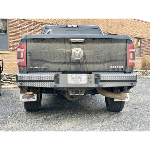 Thunderstruck DHD19-300 Premium Rear Bumper with Sensor Holes for Dodge Ram 2500/3500/4500/5500 2019-2020 New Body Style