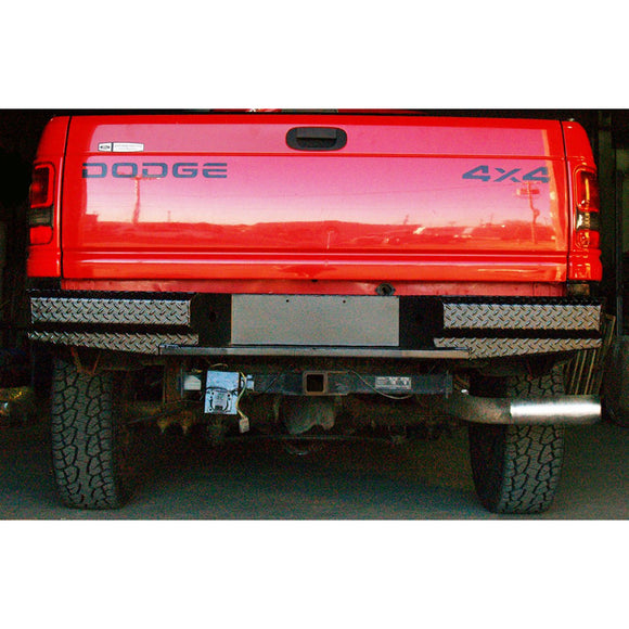 Thunderstruck OSD94-300 Premium Rear Bumper with Sensor Holes for Dodge Ram 2500/3500/4500/5500 1994-2002